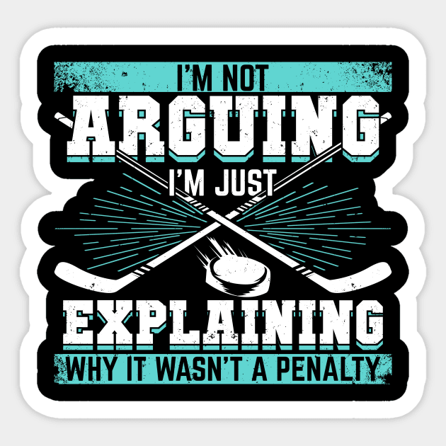 Funny Ice Hockey Player Gift Sticker by Dolde08